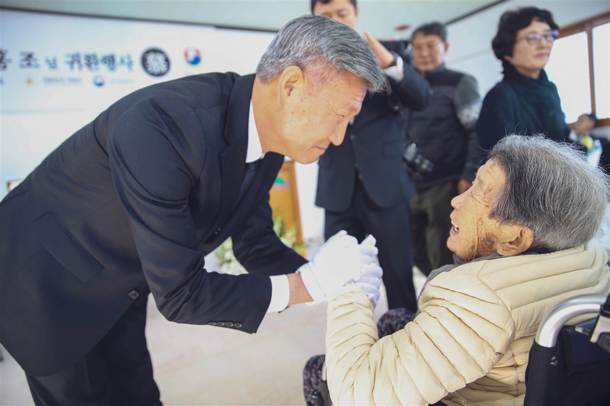 故 김홍조 하사 귀환행사