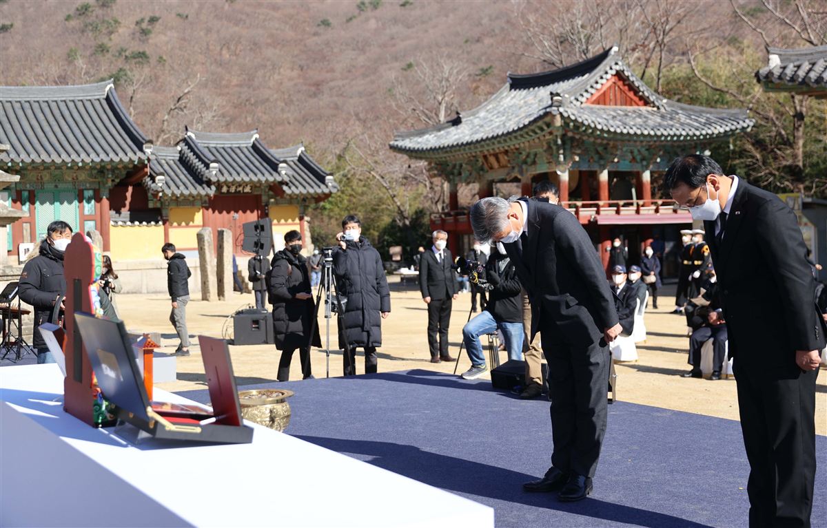 故 이형술 하사 귀환행사